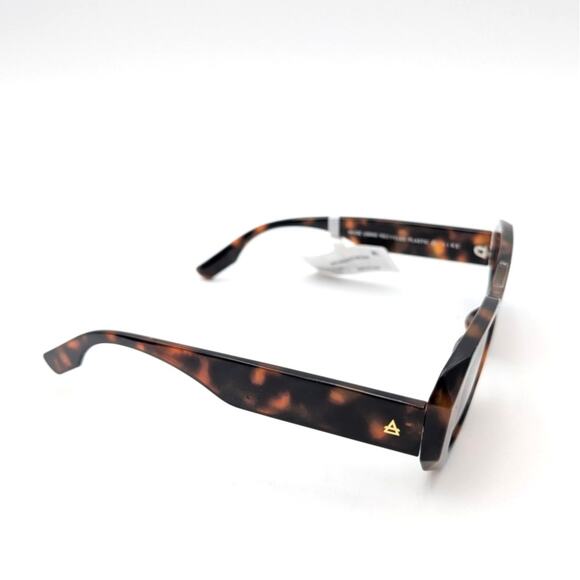Aire Ascendant Rectangle Sunglasses Dark Tort Frame W/ Brown Mono Lens Size M - Picture 3 of 7